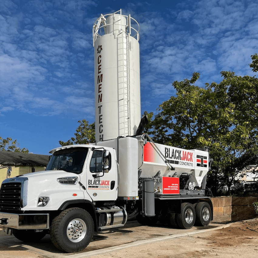 BlackjackPaving – Concrete Machine Truck – Cement Tech