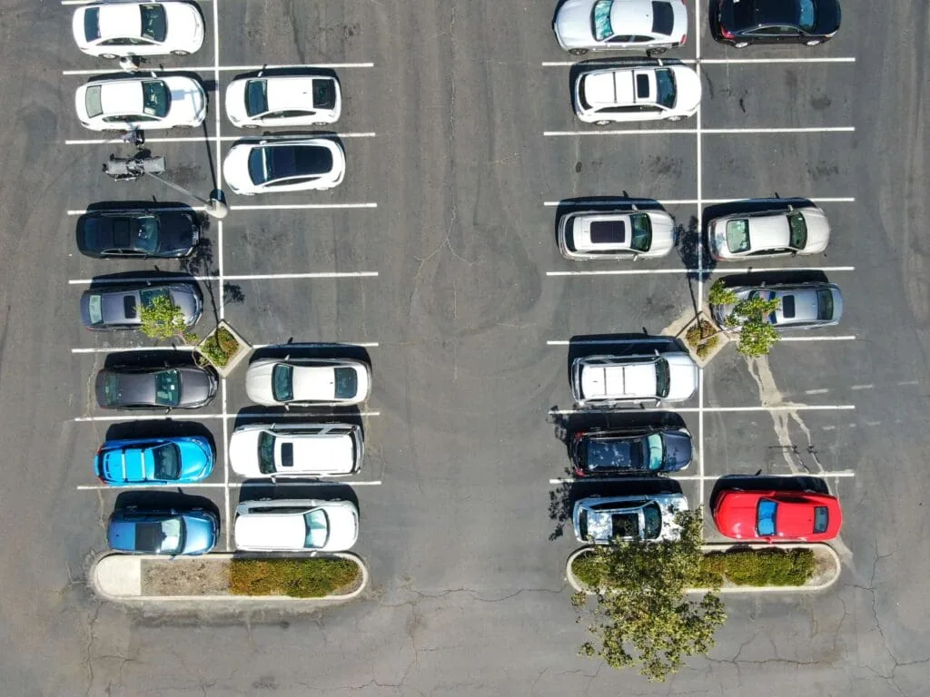Parking lot dimensions