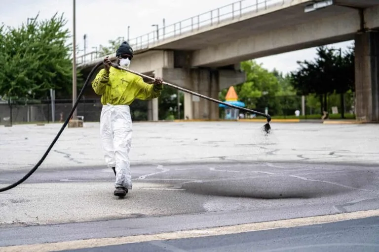 Blackjack Paving Contractor Sealcoating Pavement