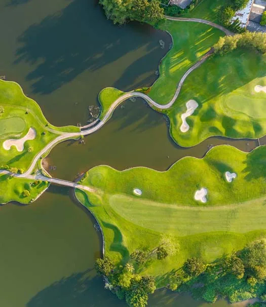 Aerial Shot of Golf Course
