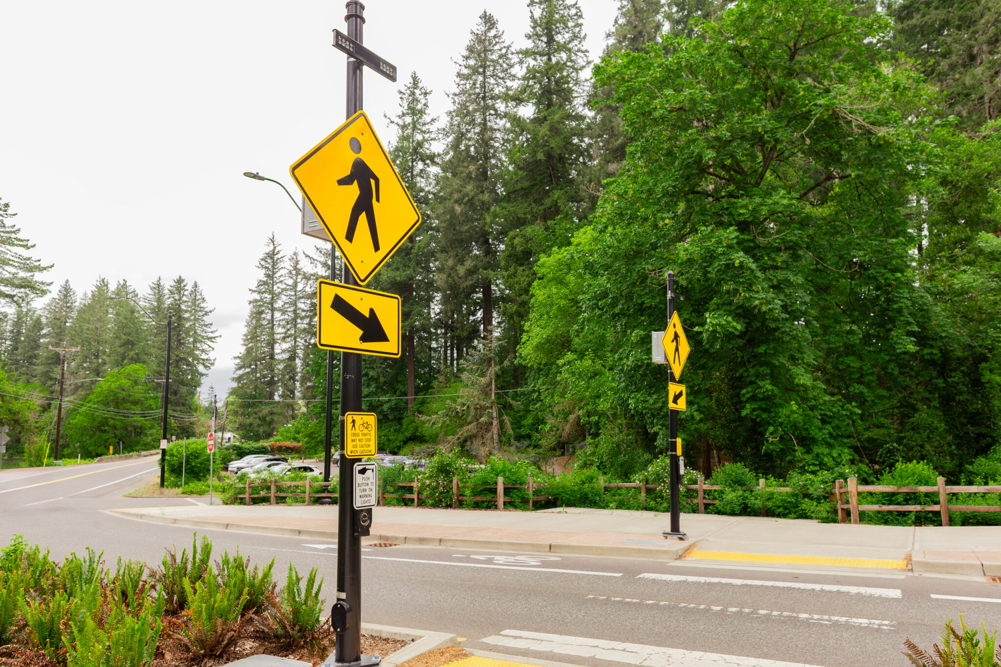 Road safety sign installation