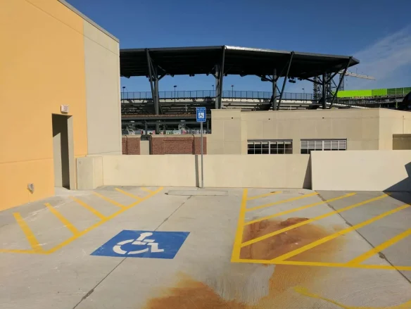 Rooftop ADA Parking Spot