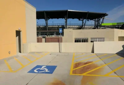 Paving at Atlanta Braves Stadium