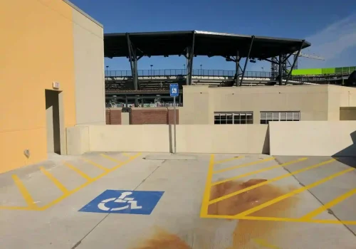 Paving at Atlanta Braves Stadium