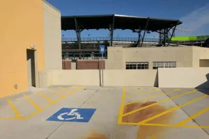 Paving at Atlanta Braves Stadium