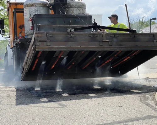 infrared asphalt repairs
